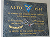 Plaque Alto Hall collège